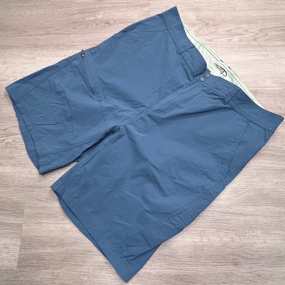 Reel Life Mens Real Teal Fishing Shorts RMSRTSC22104 Nylon Spandex XL Regular